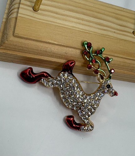 Natale spilla renna - spilla,