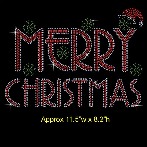 Buon natale strass - natale, strass/diamante