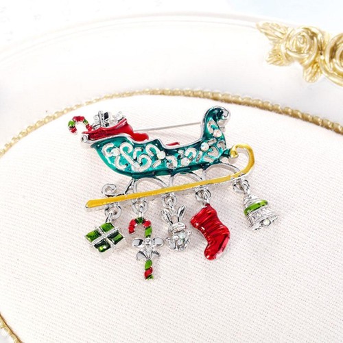 Spilla natale strass - di,