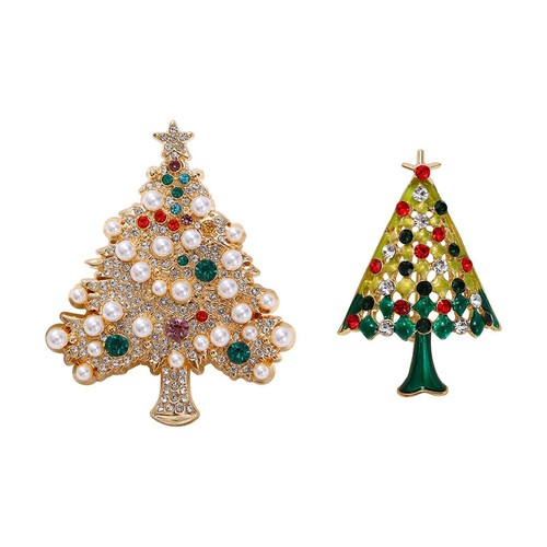 Spilla natale con - di, strass