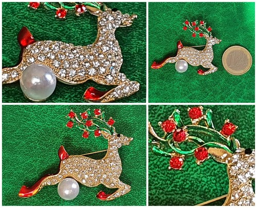 Spilla renna babbo - spilla, renna🦌