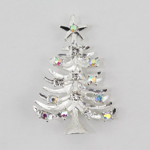 Spilla con albero - albero, natale