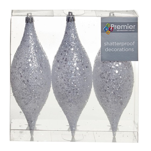 Coni glitter bianchi - glitter, per