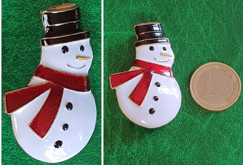 Spilla natale pupazzo di - spilla, natale☃️pupazzo