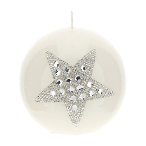 Candela natale sferica - candela,