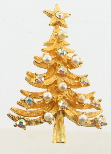 Vintage mylu spilla albero - vintage,